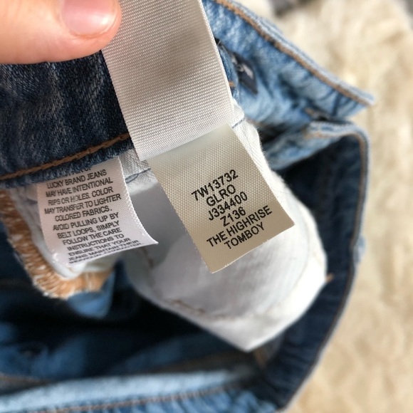 Lucky Brand The High Rise Tomboy Raw Hem Jeans 32 - Picture 7 of 10